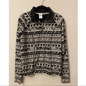 Victoria’s Secret PINK Half-Zip Aztec Print